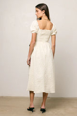 Nova Textured Midi Dress