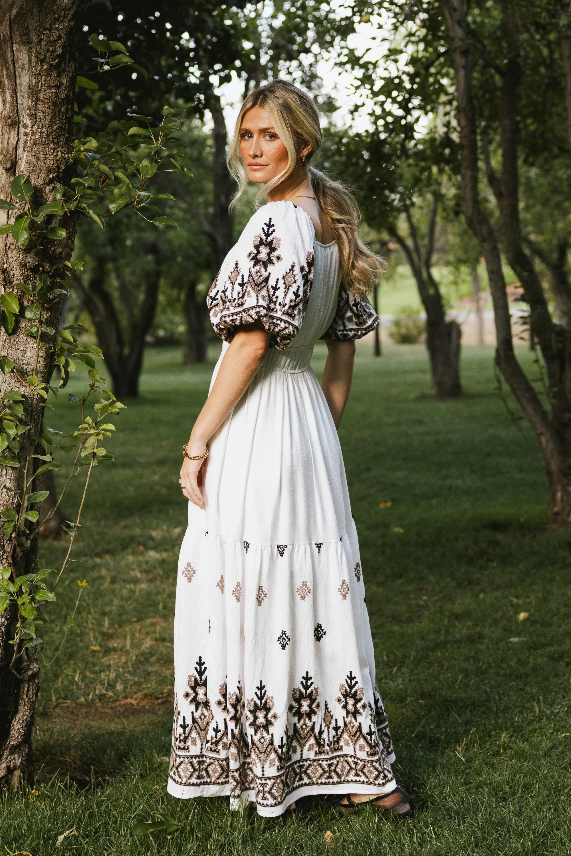 Alder Embroidered Maxi Dress