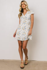Leo Lace Trim Mini Dress