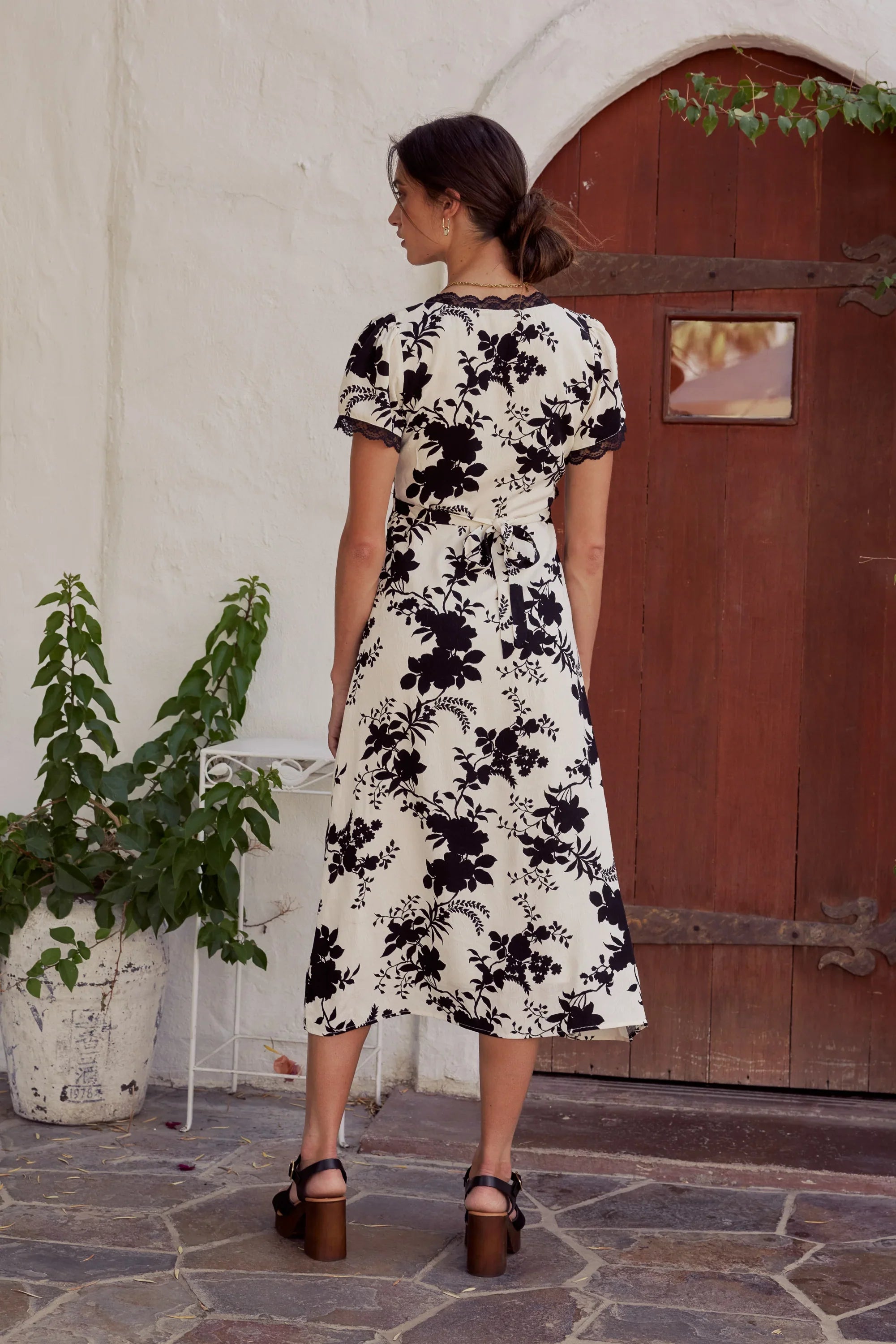 Arian Floral Midi Dress
