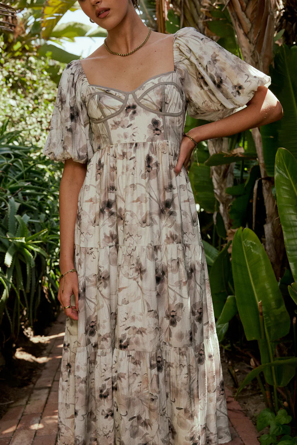 Gaudria Floral Maxi Dress