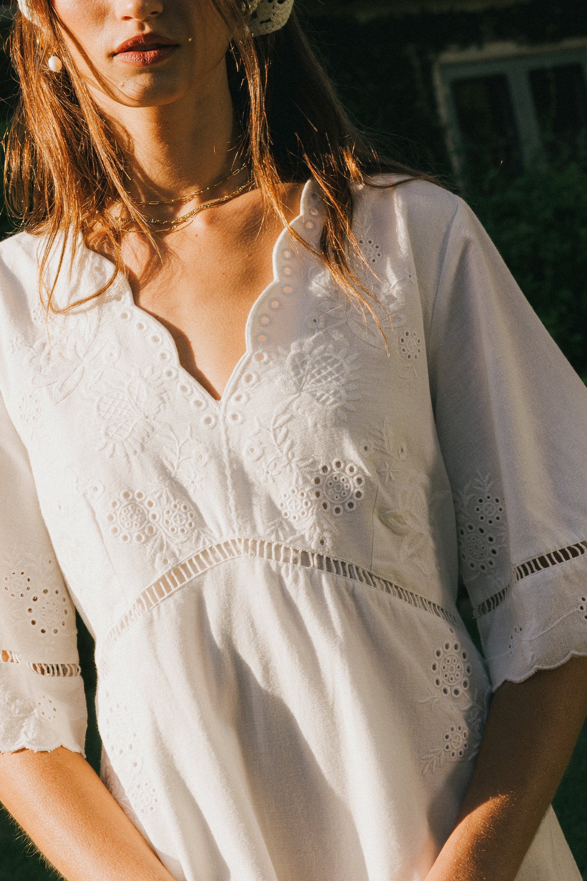 Paulina Embroidered Maxi Dress